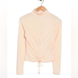 AFRM Mollie L/S Drawstring Crop Top